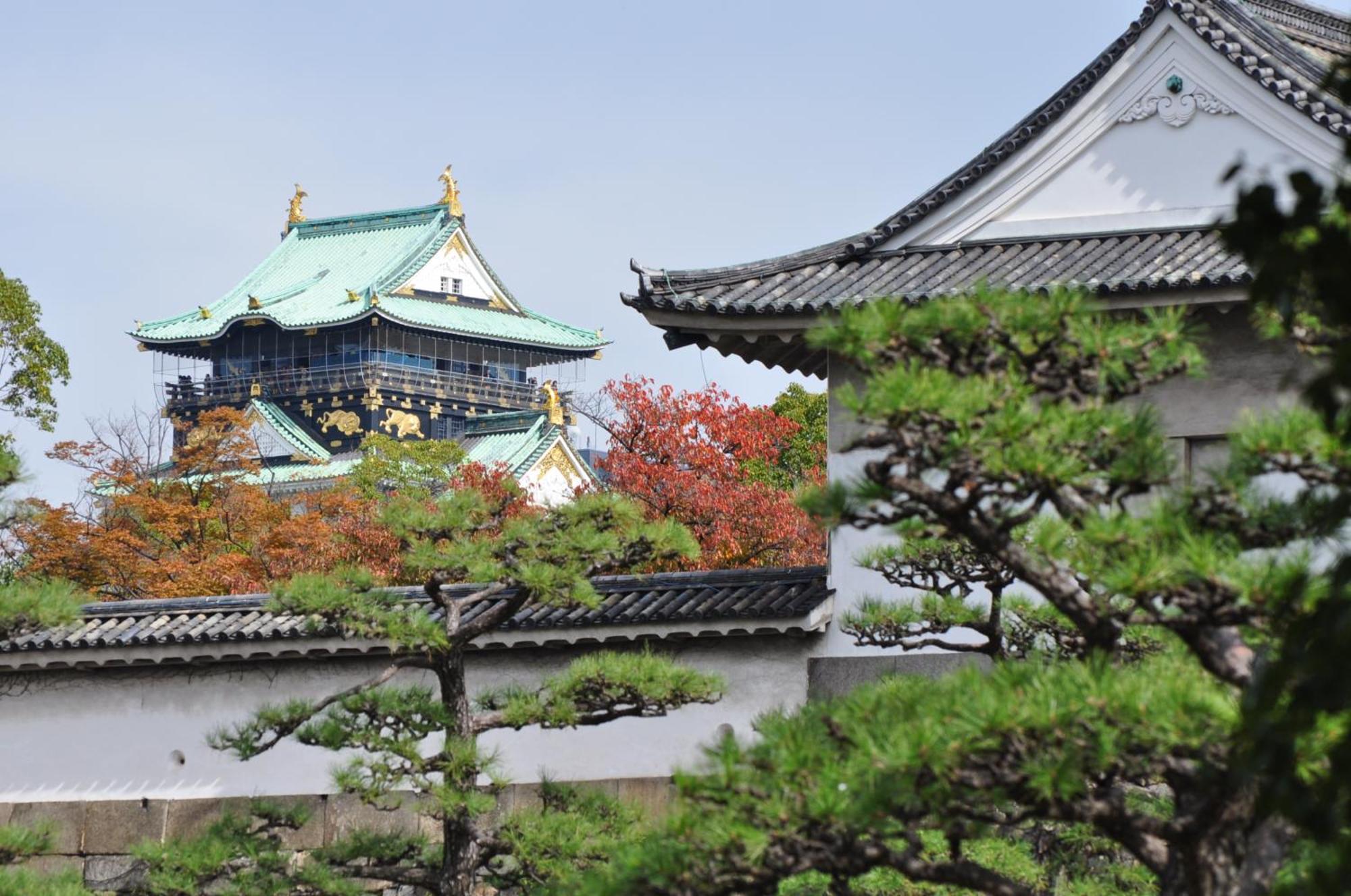 Hotel New Otani Osaka Luaran gambar The castle's main keep