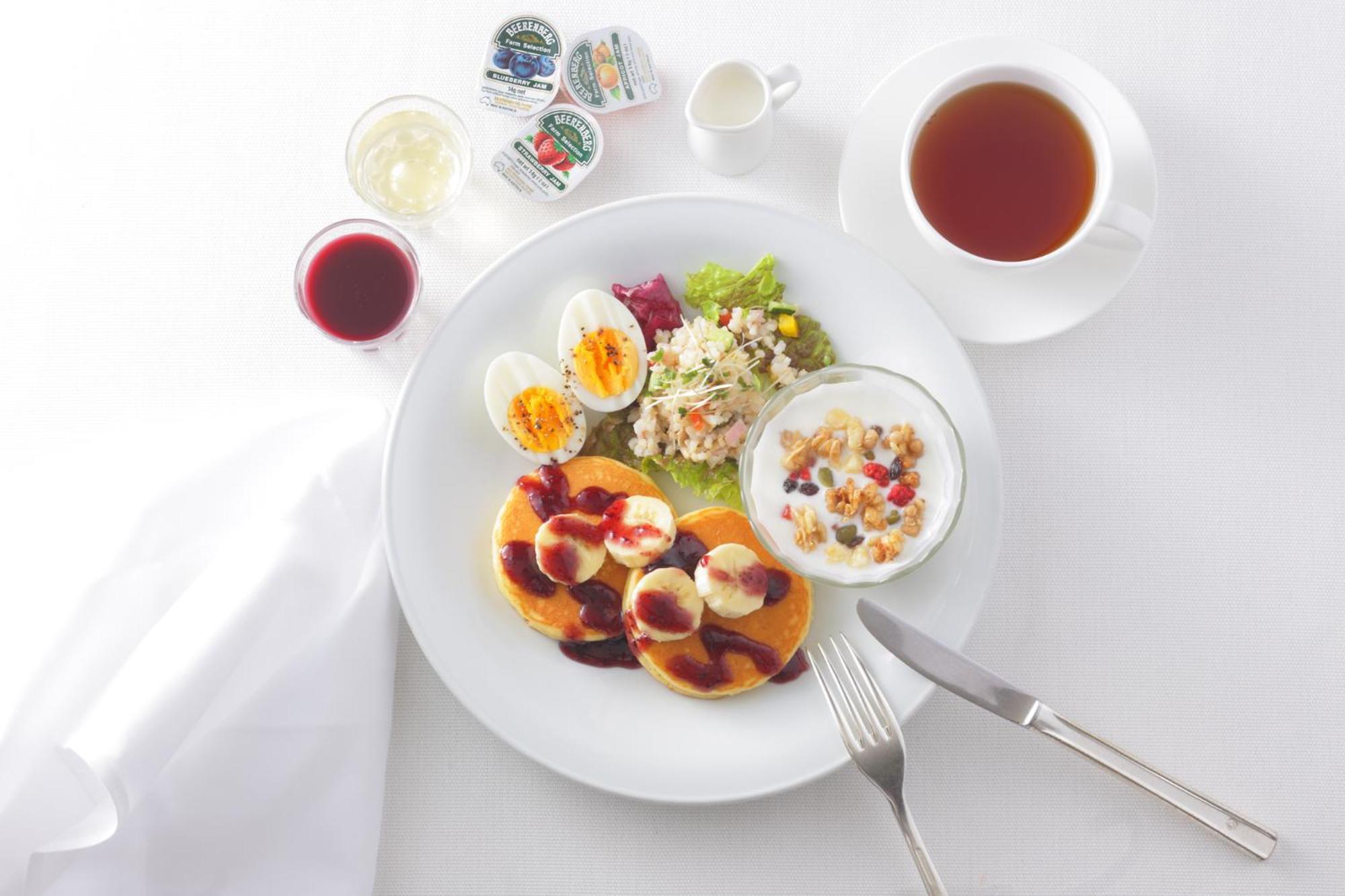 Hotel New Otani Osaka Luaran gambar A typical breakfast